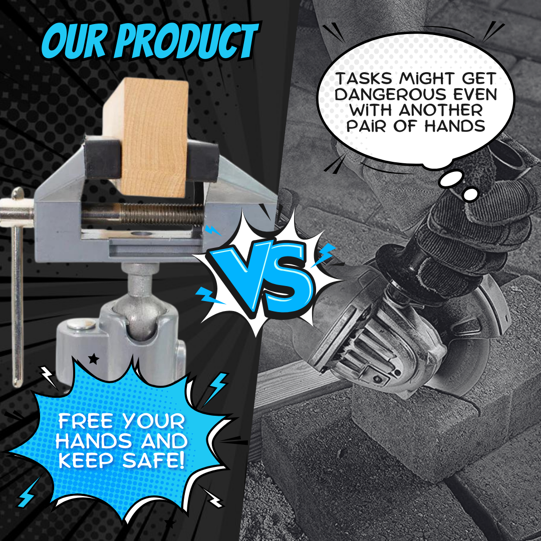 360 Degree Bench Clamp Vise