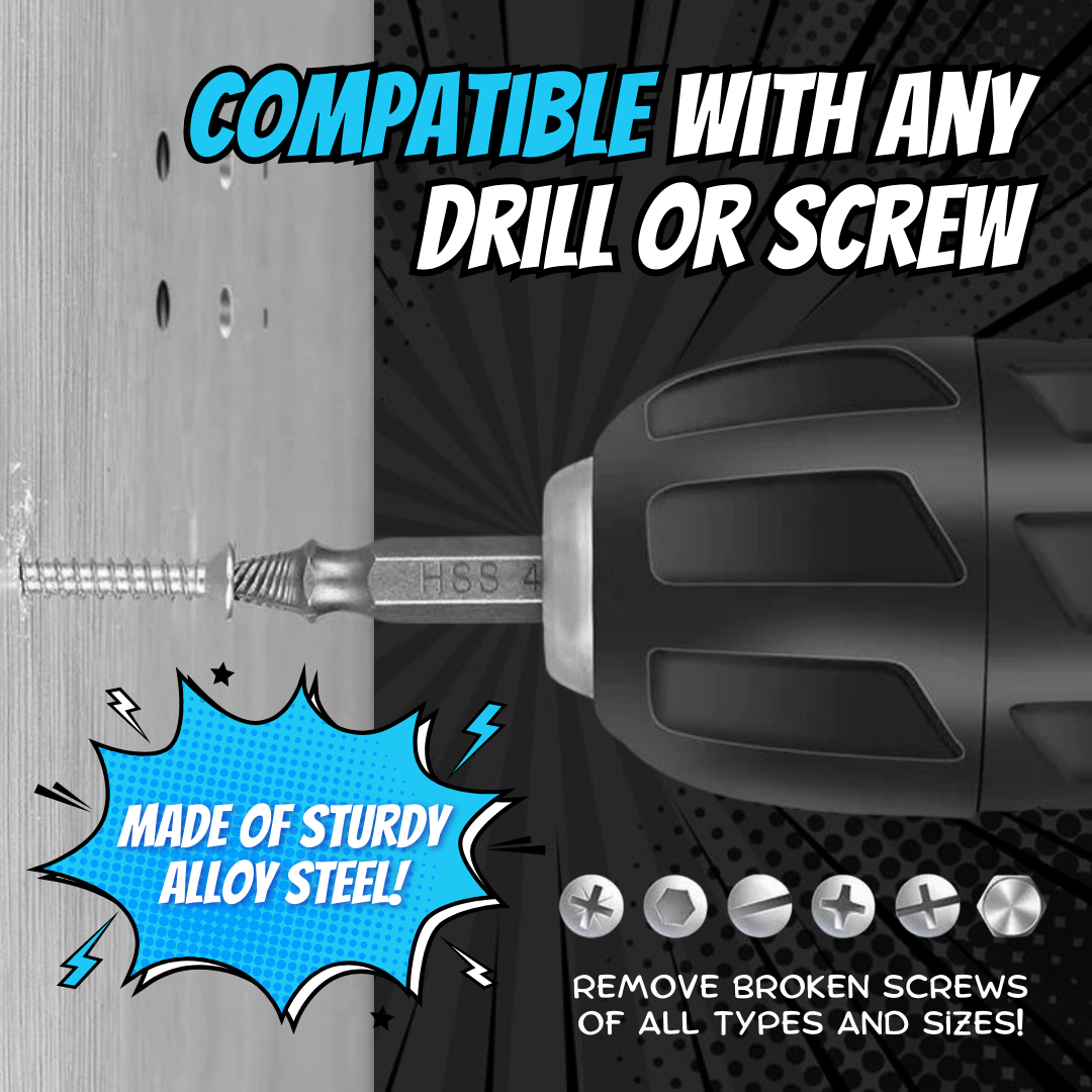 Broken Screw Extractor Set