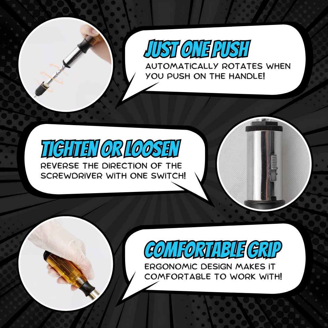 Semi-Automatic Ratchet Screwdriver