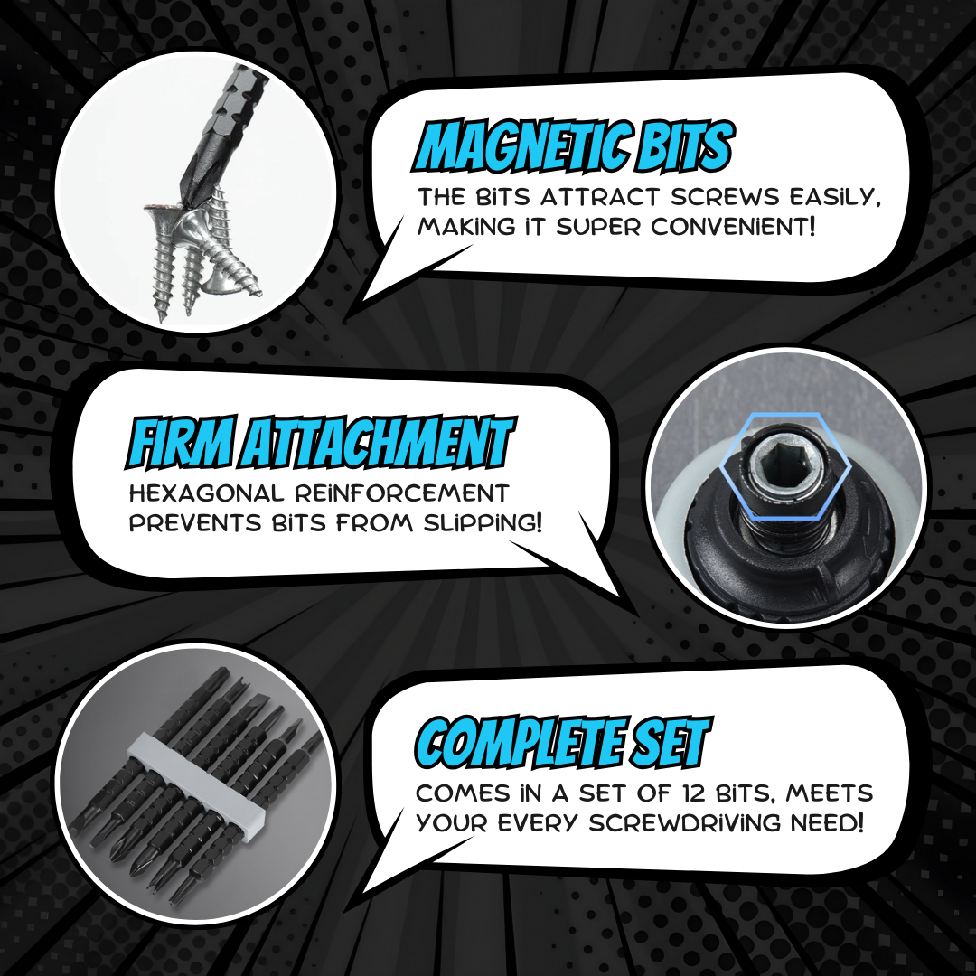 Stubby Ratcheting Screwdriver Set