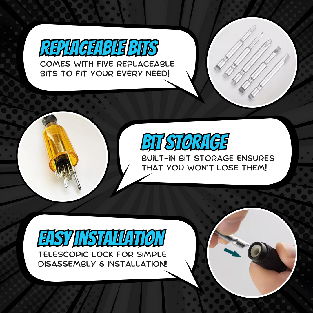 Semi-Automatic Ratchet Screwdriver