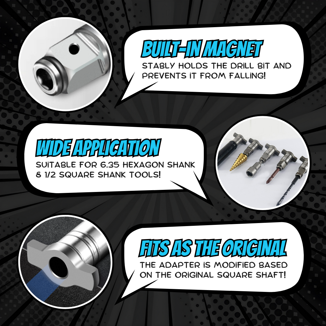 T-Shaft Electric Wrench Adapter