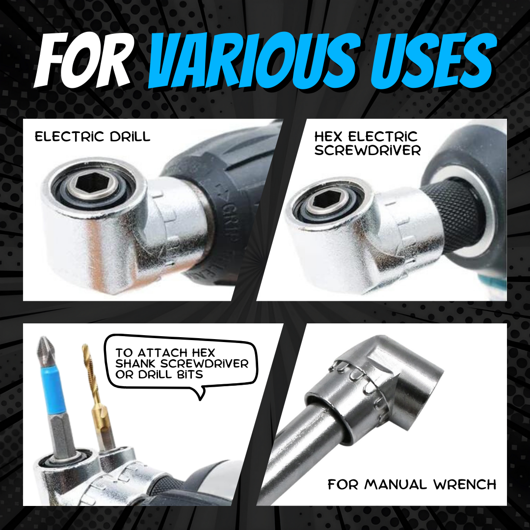 105° Right Angle Drill Adapter