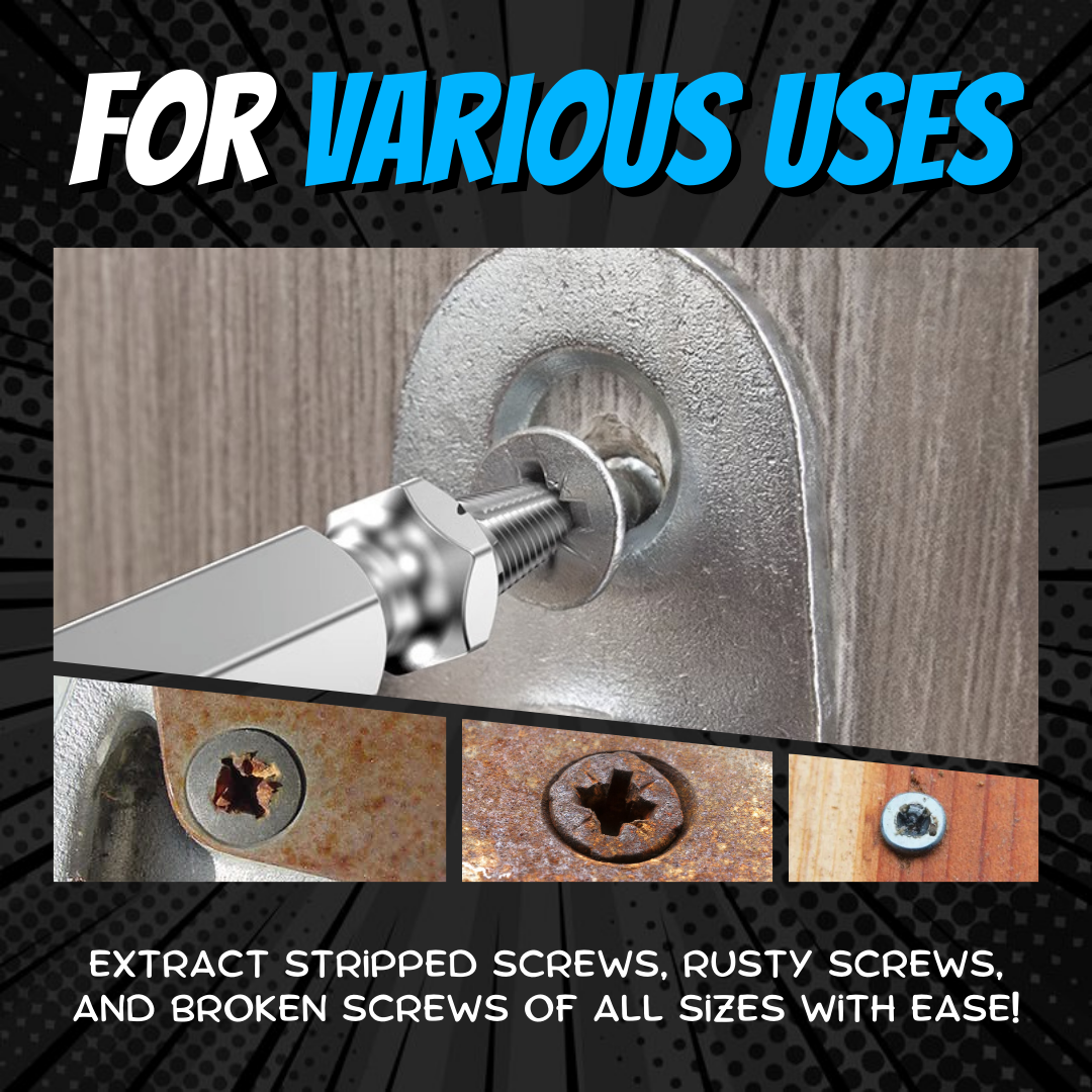 Broken Screw Extractor Set