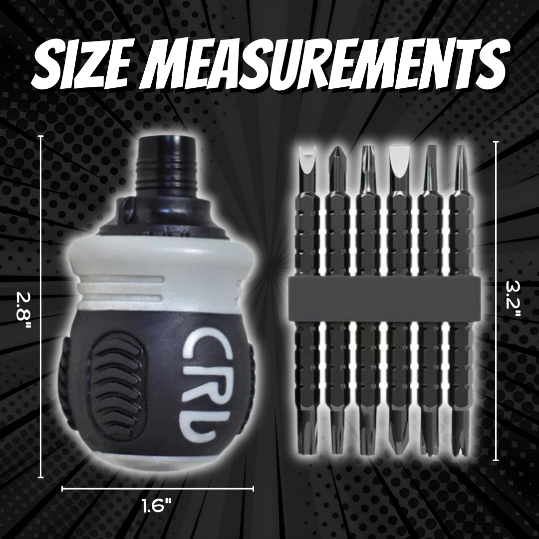 Stubby Ratcheting Screwdriver Set
