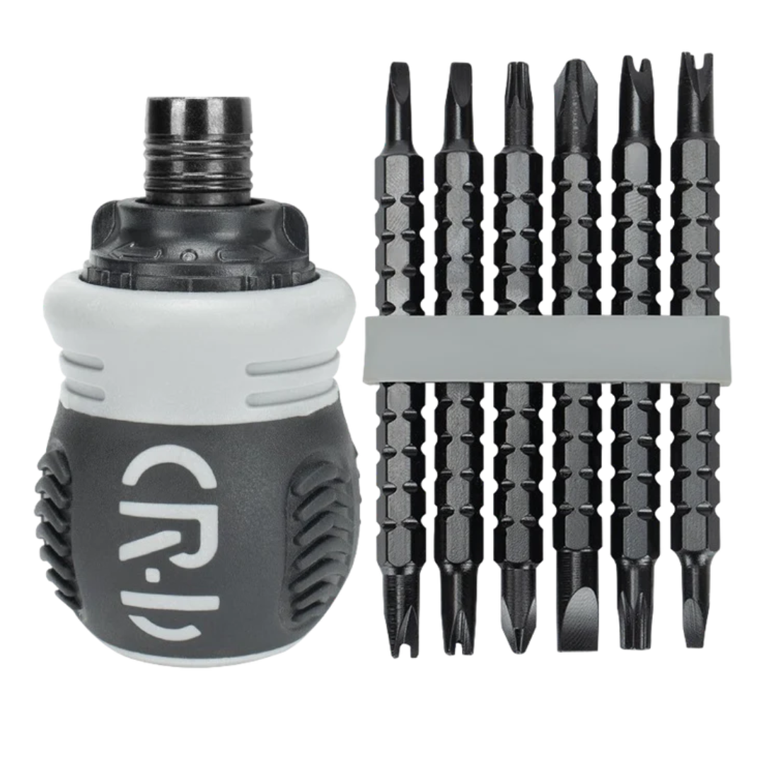 Stubby Ratcheting Screwdriver Set