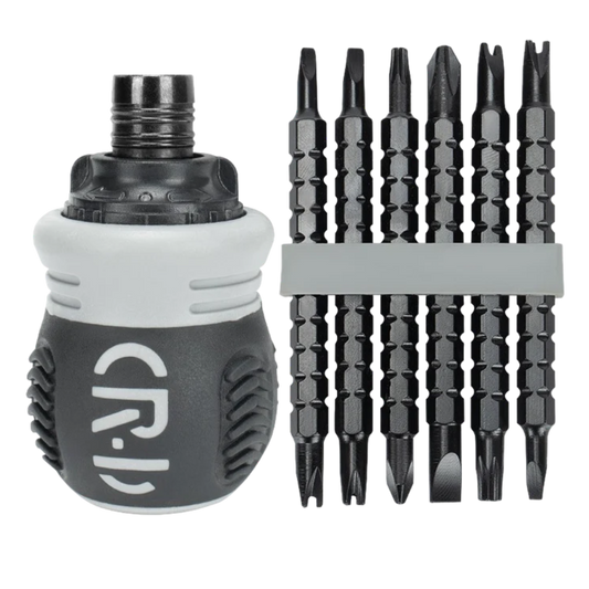 Stubby Ratcheting Screwdriver Set