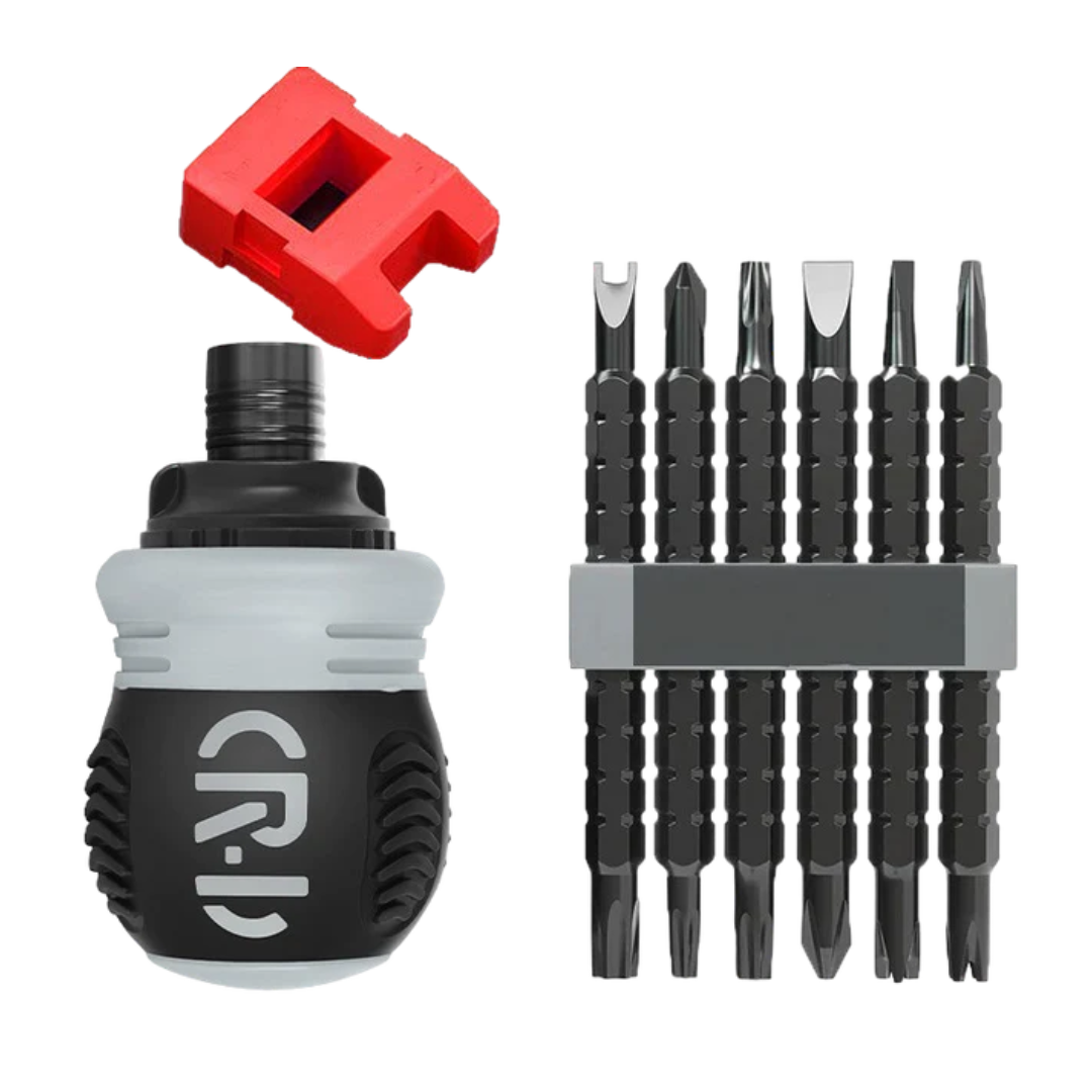 Stubby Ratcheting Screwdriver Set